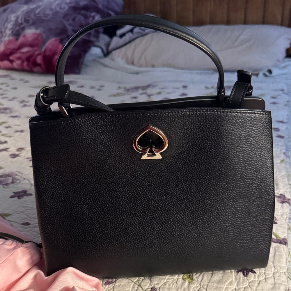 Kate Spade Black Leather Shoulder Bag